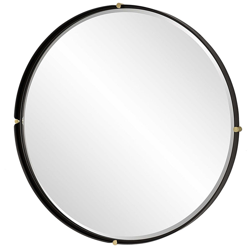 Bonded - Round Mirror - Black