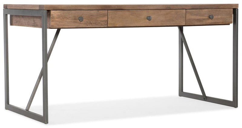 Home Office - Wood Writing Desk - Light Brown