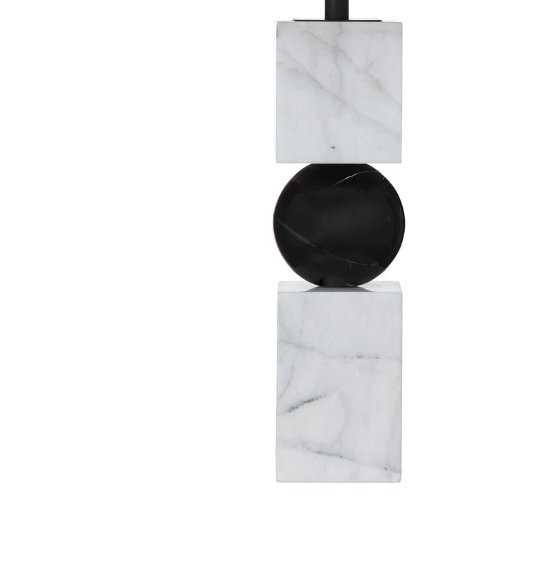 Ellendale - Table Lamp - Black / White