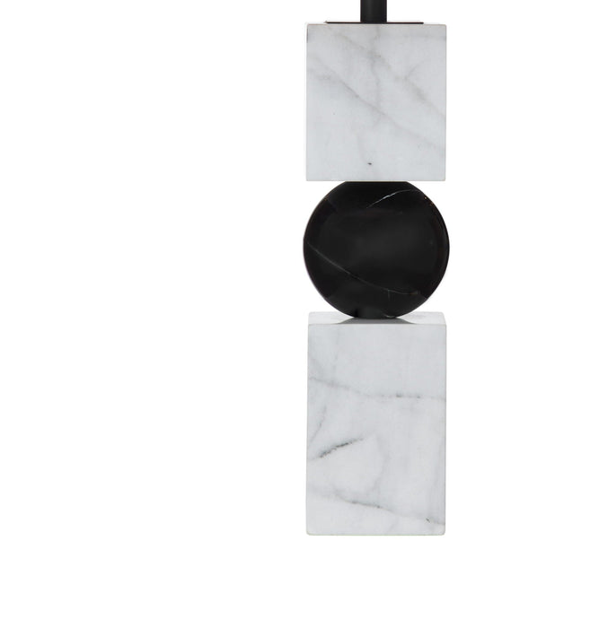 Ellendale - Table Lamp - Black / White
