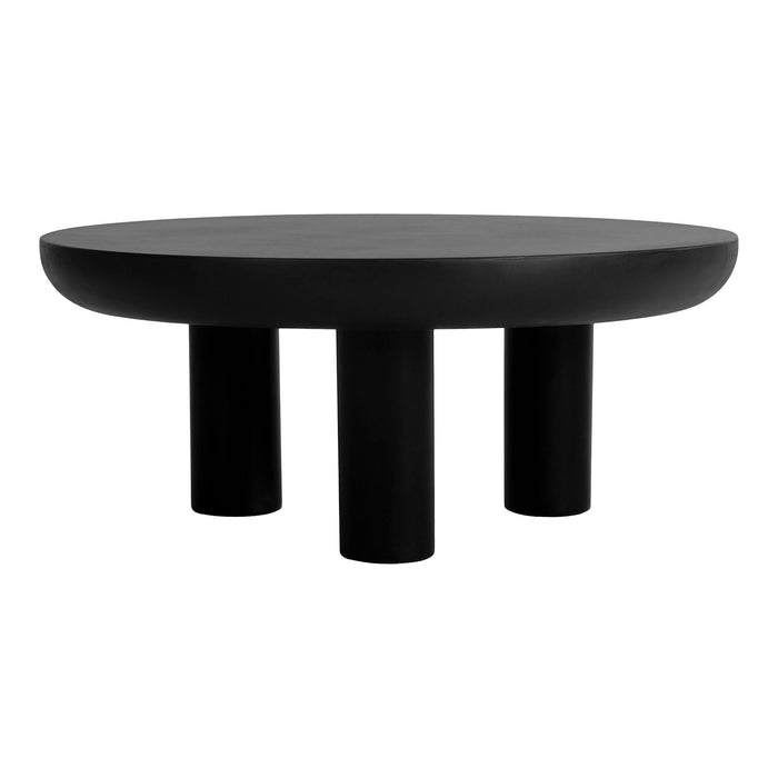 Rocca - Cement Coffee Table - Black