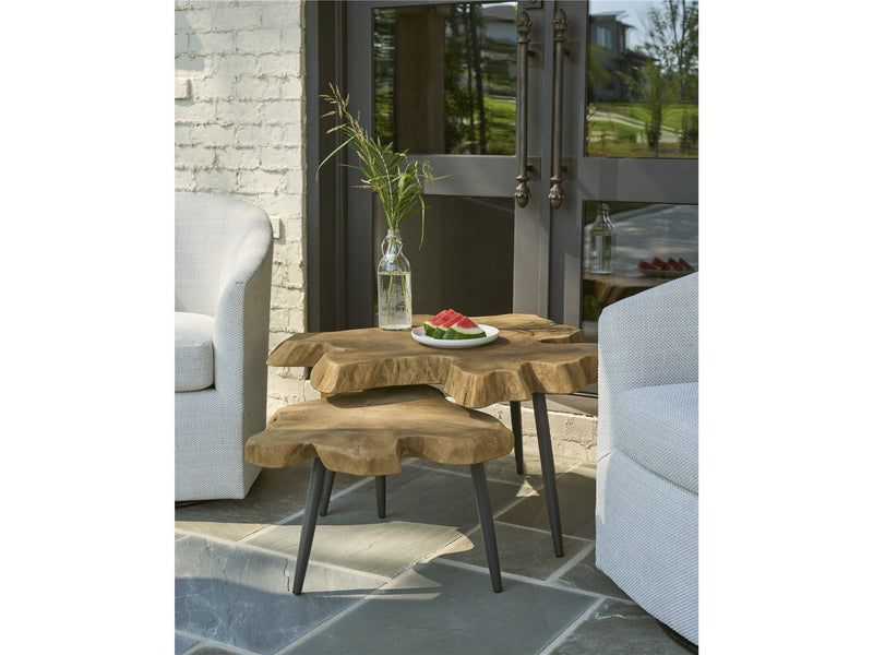 Oasis - Driftwood Nesting Tables - Light Brown