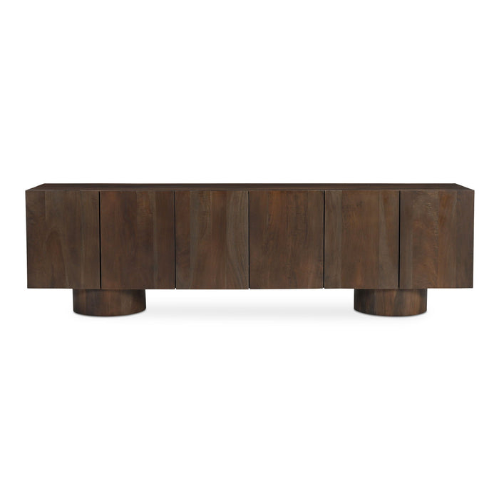 Hadley - Media Unit - Warm Brown