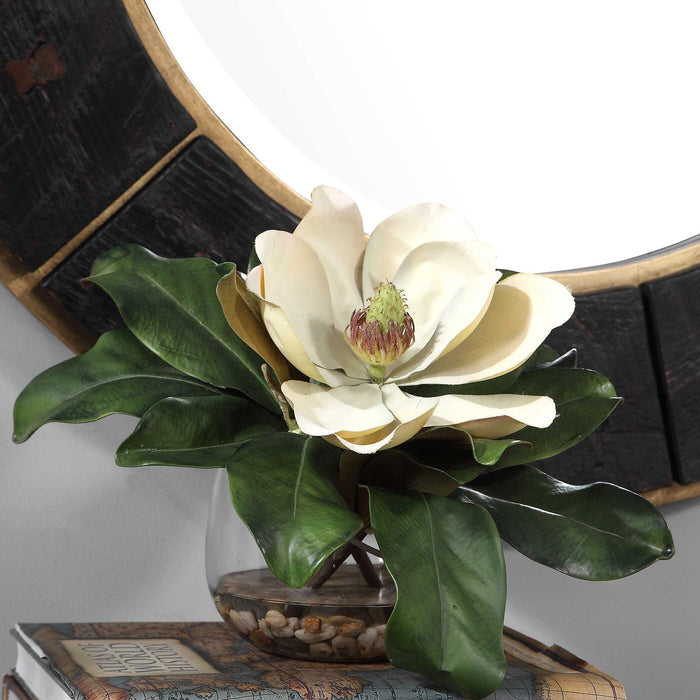 Celia - Silk Magnolia Accent - Green