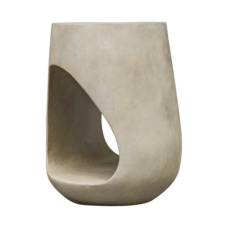 Lithos - Outdoor Accent Table - Gray