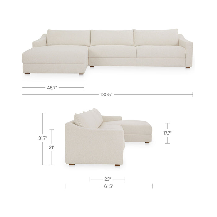 Farrow - Left Sectional - Flecked Oat