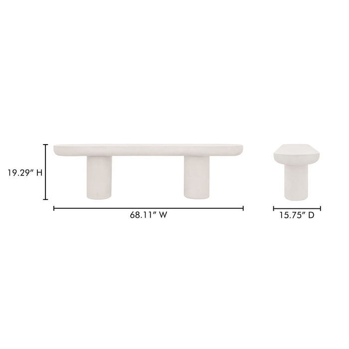 Rocca - Bench - Cream
