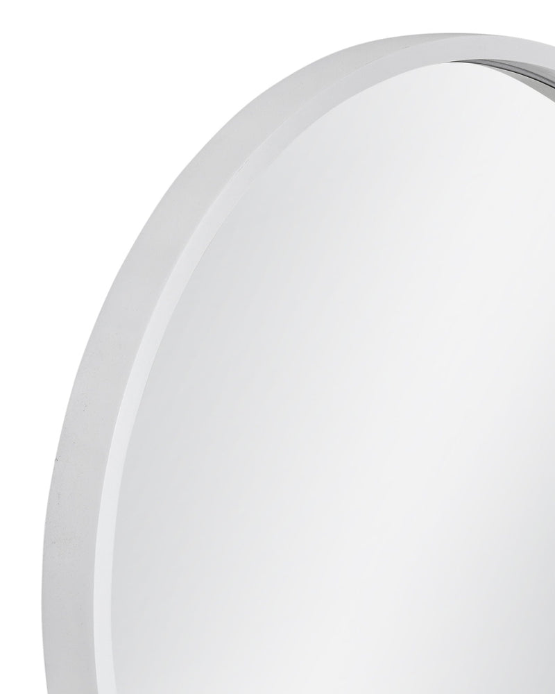Cyprus - Wall Mirror - Glossy White