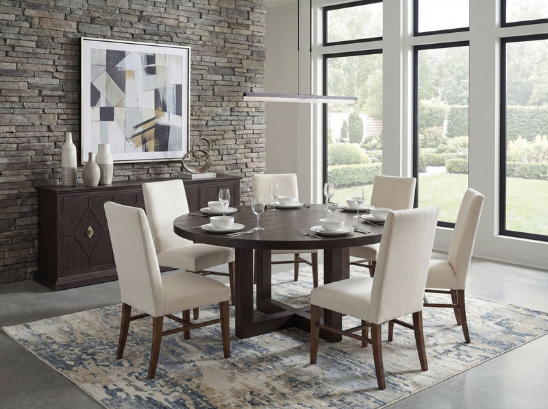 Driftwood - Upholstered Side Chair (Set of 2) - Beige / Worn Saddle