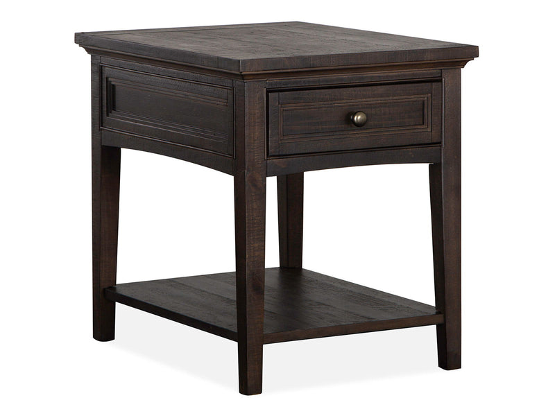Westley Falls - Rectangular End Table - Graphite