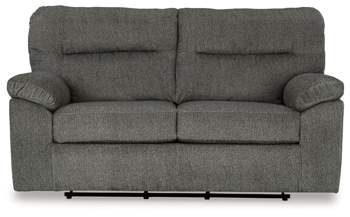 Bindura - Glider Loveseat - Mineral