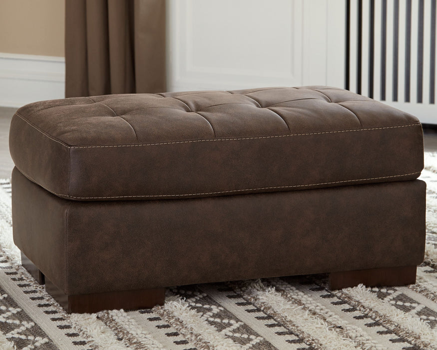 Maderla Ottoman - Walnut