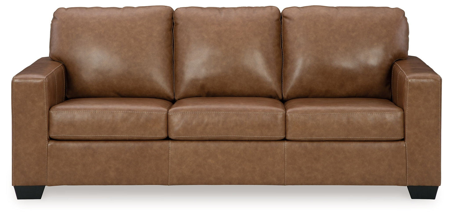 Bolsena - Queen Sofa Sleeper - Leather Match - Caramel