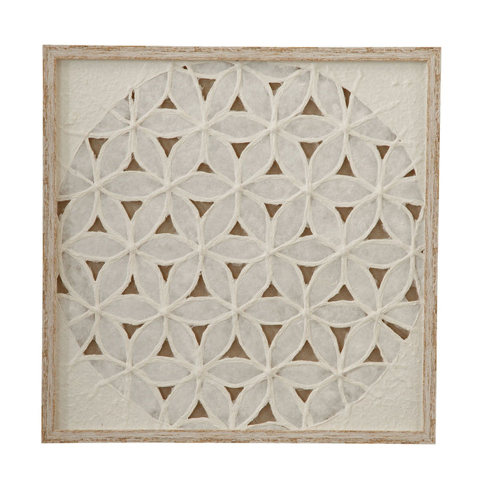 Lamberts Bay Wall Art - White / Light Brown