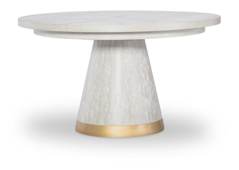 Miramar - Complete Round Dining Table - Oyster