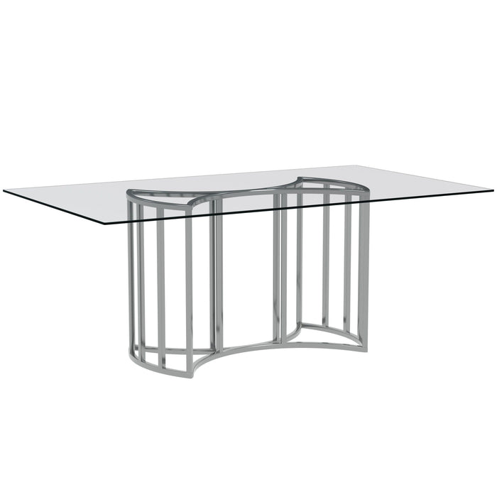 Sophia - Dining Table - Silver