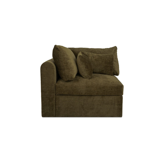 Swift - Corner Chair - Dark Green