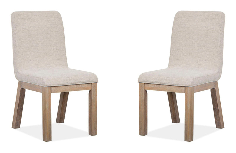 Ainsley - Upholstered Host Side Chair (Set of 2) - Cerused Khaki