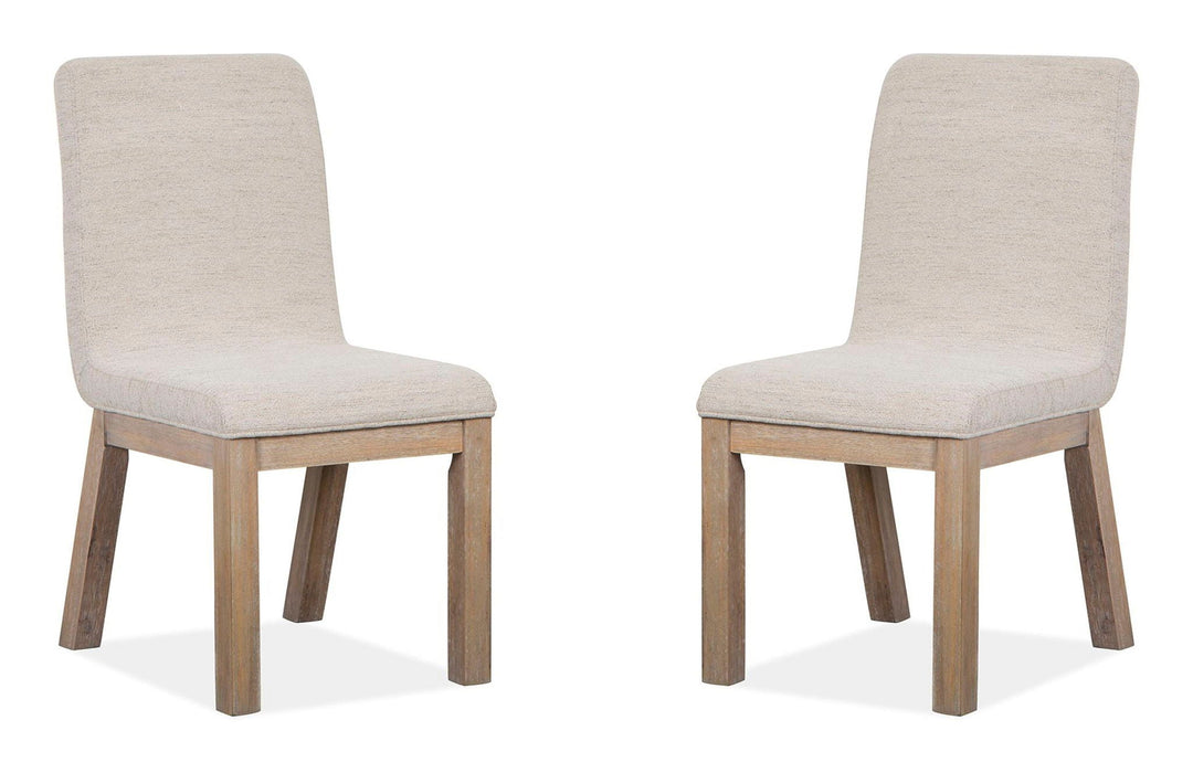 Ainsley - Upholstered Host Side Chair (Set of 2) - Cerused Khaki