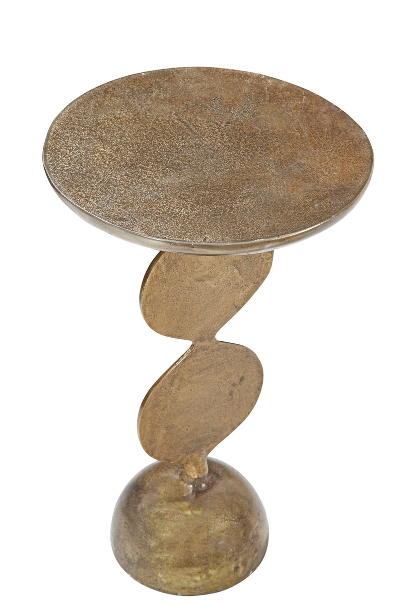 Strickland - Accent Table - Brass
