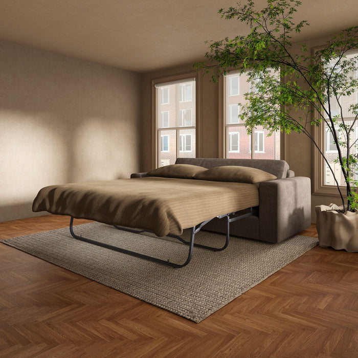 Kiran - Sleeper Sofa - Warm Charcoal