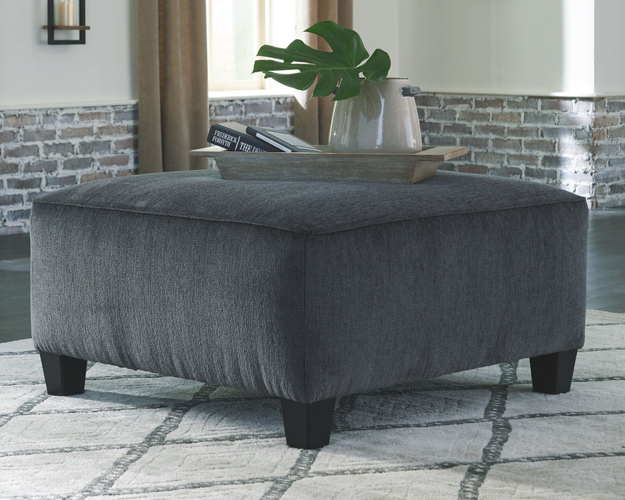 Abinger Oversized Accent Ottoman  - Smoke