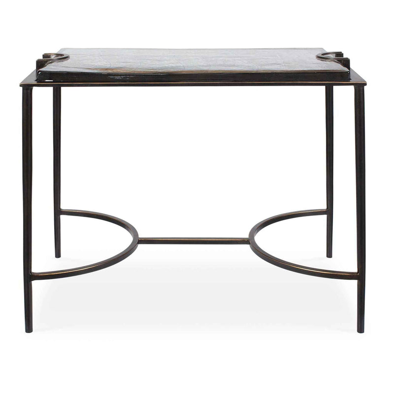 Eisen - Textured Glass Accent Table - Bronze