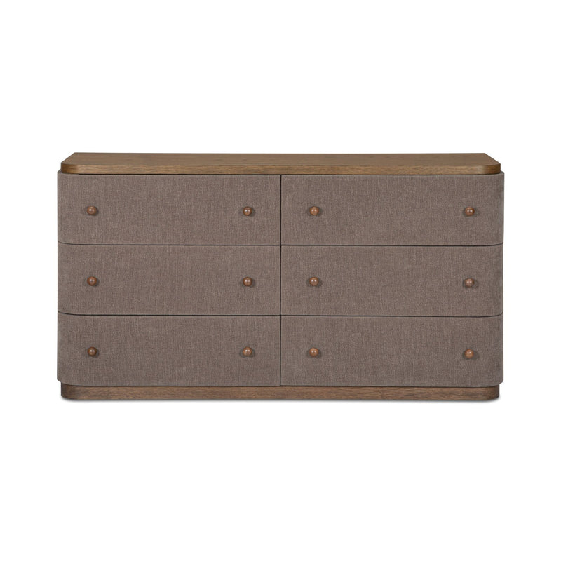 Simone - 6 Drawer Dresser - Brown