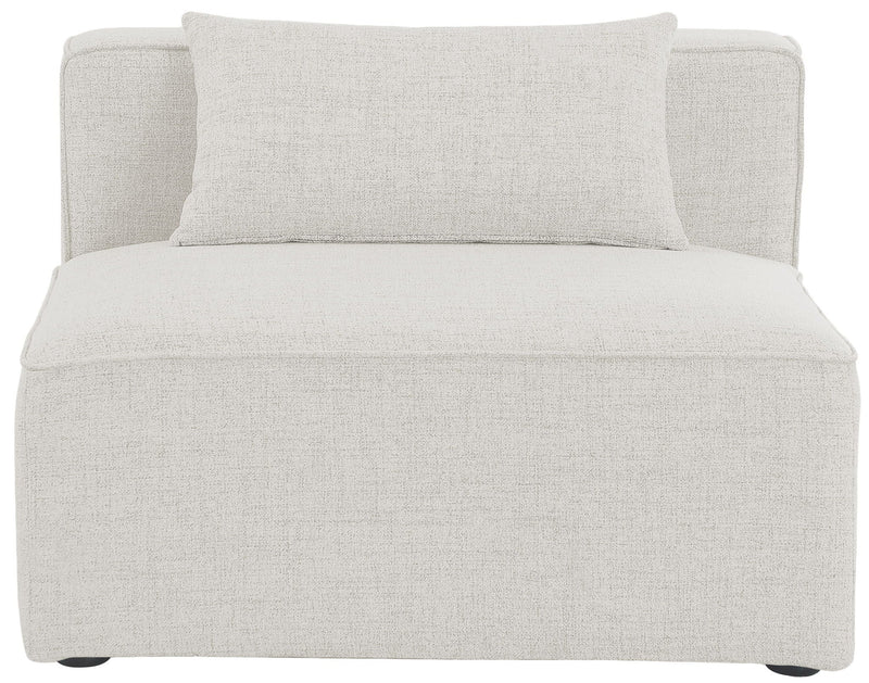Cube - Linen Armless Chair