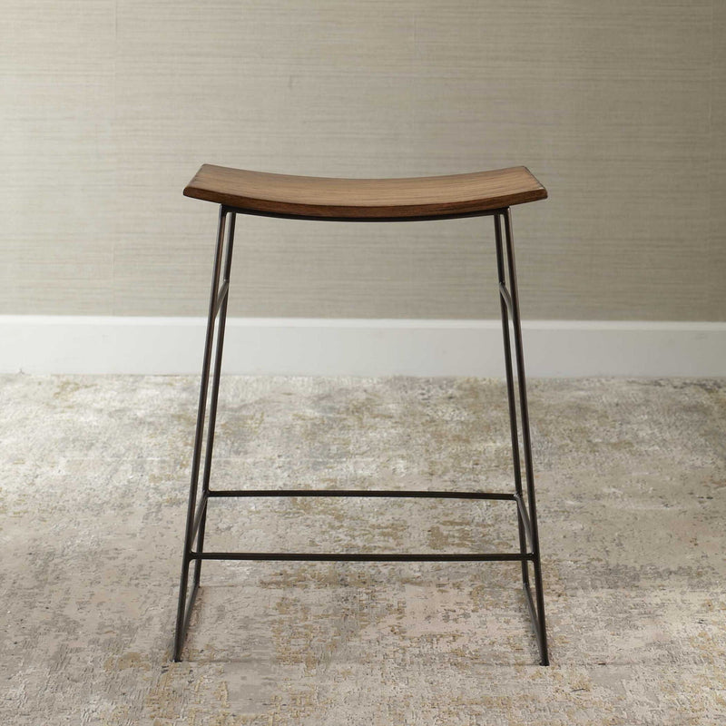 Thura - Counter Stool - Walnut