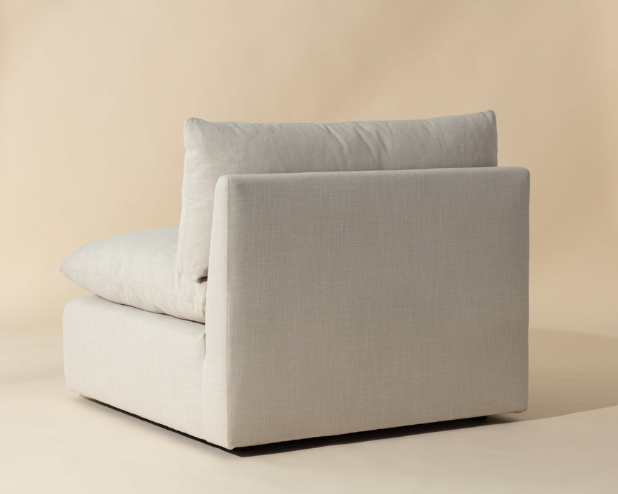 Reve Modular - Armless Chair - Effie Linen