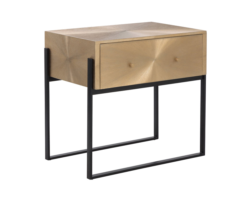 Modena Nightstand - Large - Antique Gold