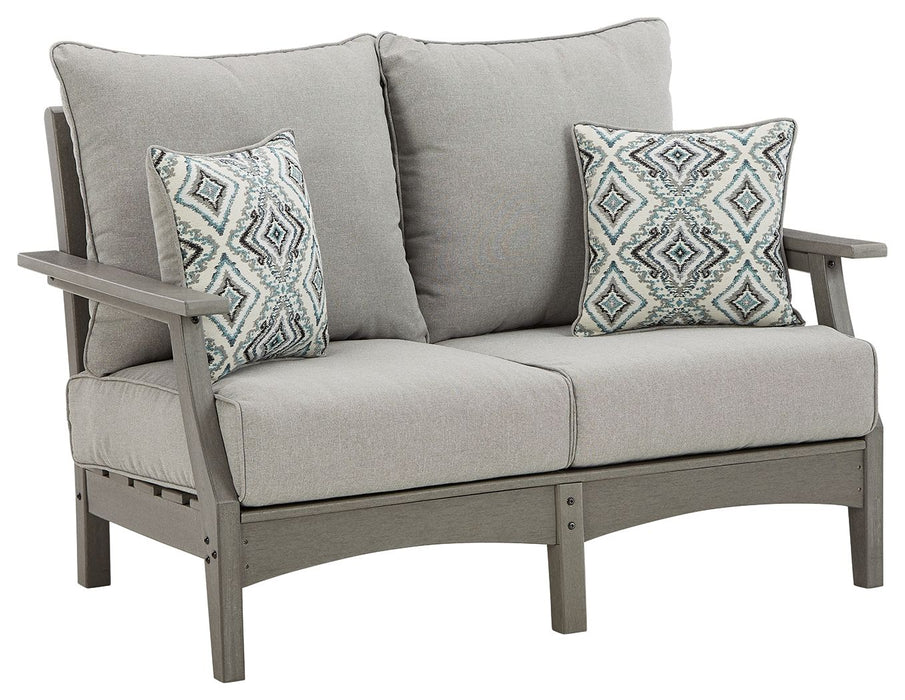 Visola - Loveseat w/Cushion - Gray