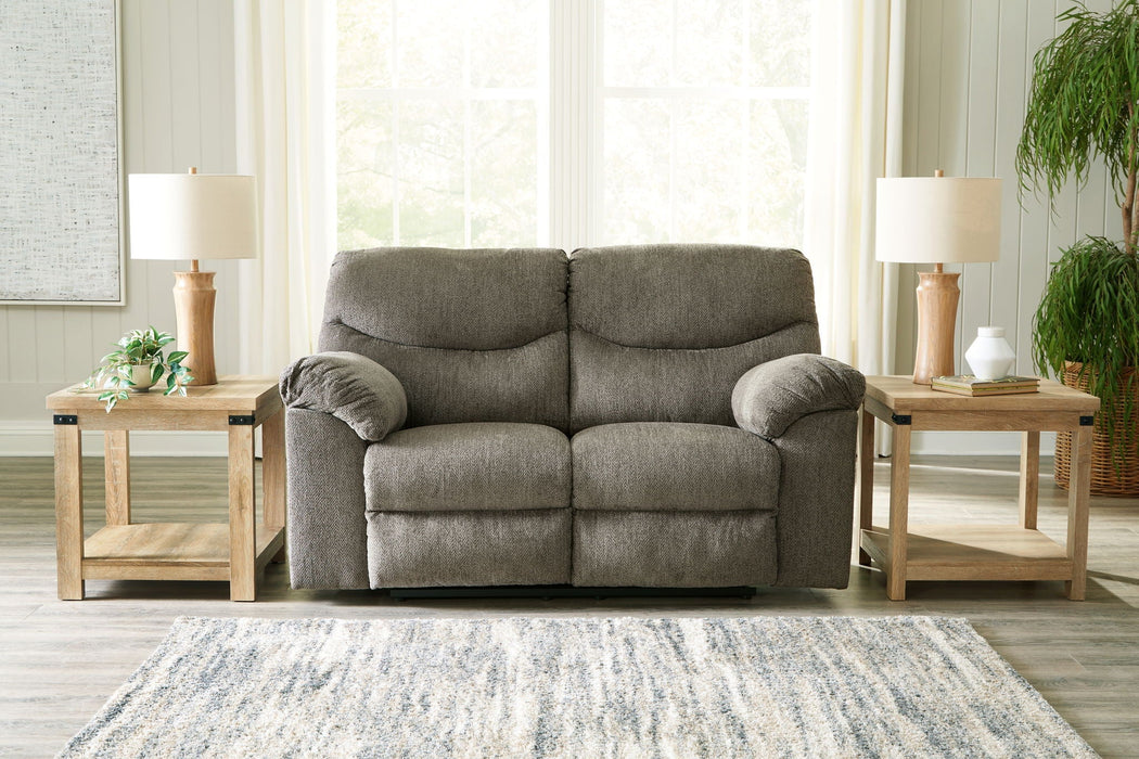 Alphons - Reclining Loveseat - Fabric - Putty