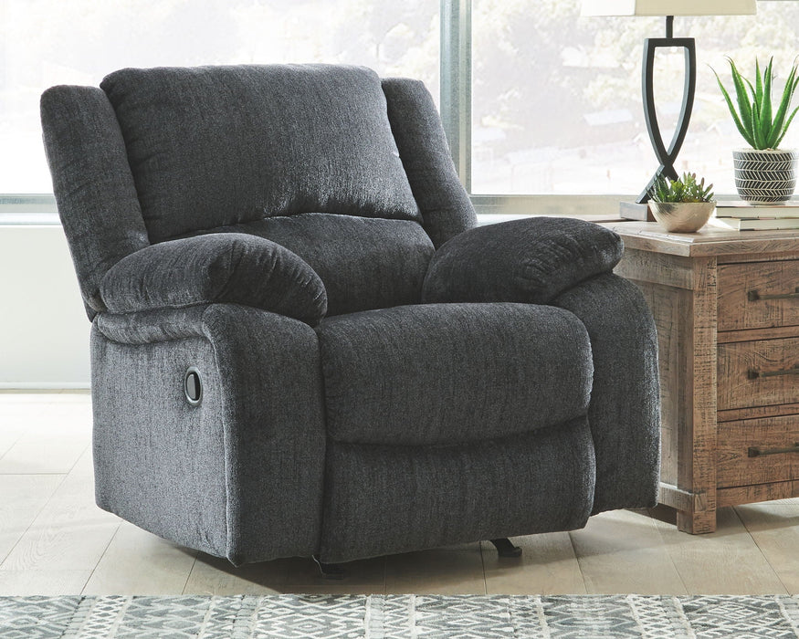 Draycoll - Rocker Recliner - Fabric - Slate