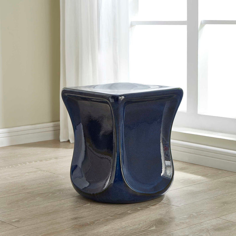Kaz - Garden Stool - Deep Blue