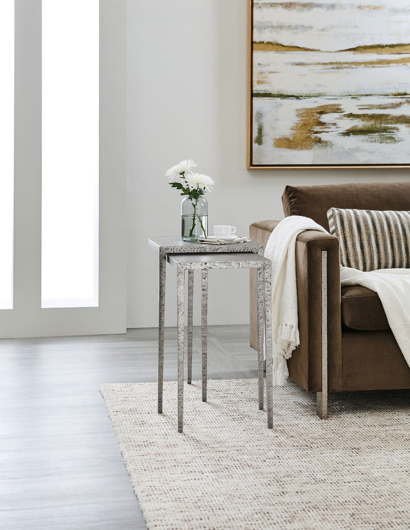 Chapman - Metal Nesting Tables - Silver