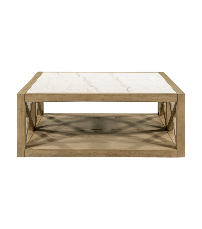 Holden - Square Coffee Table - Rustic Blonde