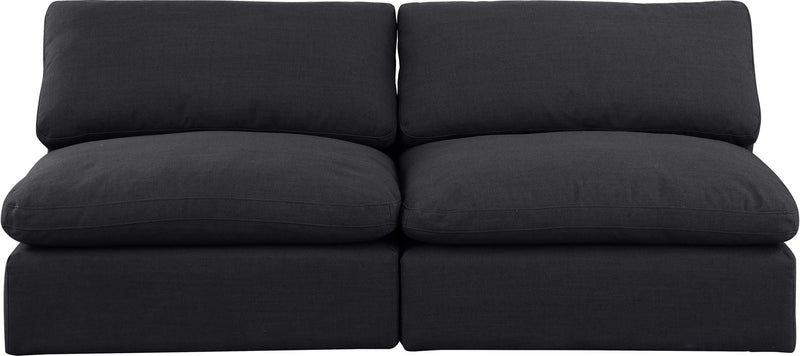 Comfy - Linen Modular Armless Sofa 2 Seats