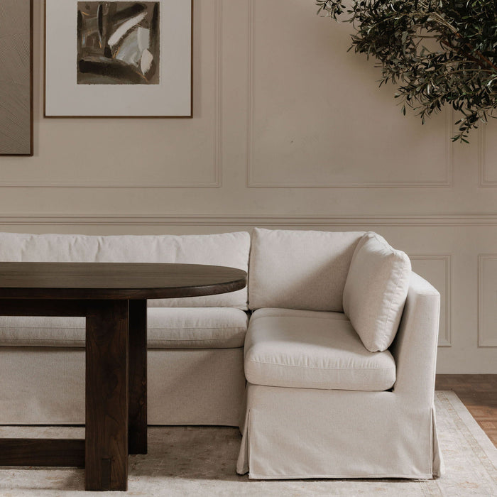 Fable - Slipcover Dining Bench - Beige