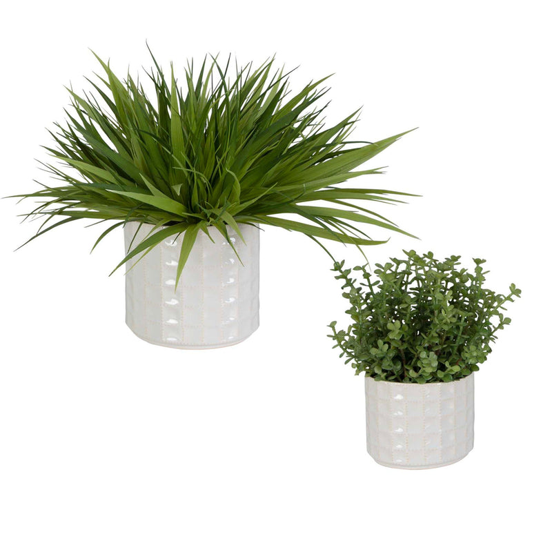 Edgewood - Greenery (Set of 2) - Silver