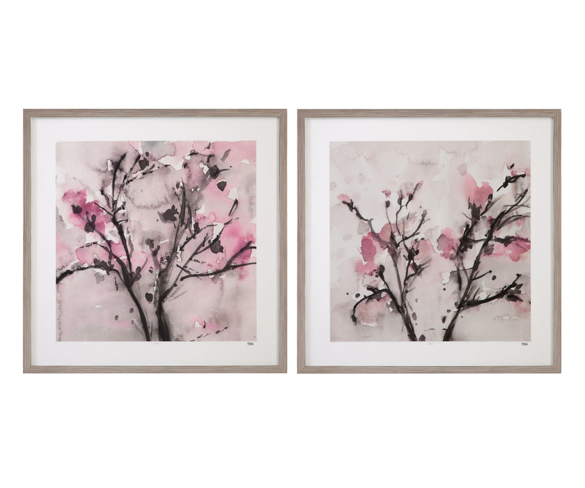 The Blossoms I Framed Print - Pink