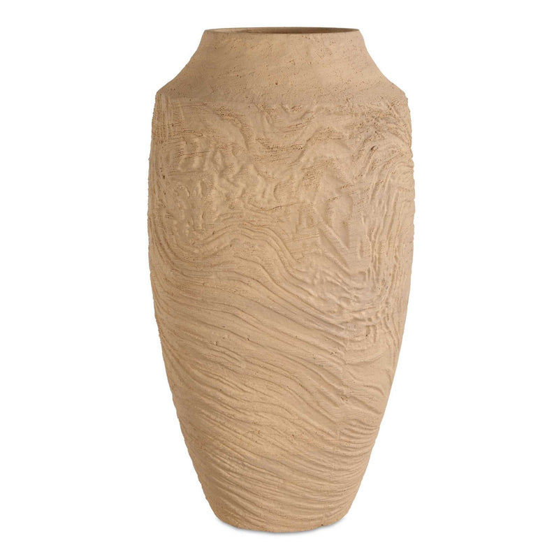 Sandstone Flow - Terracotta Vase