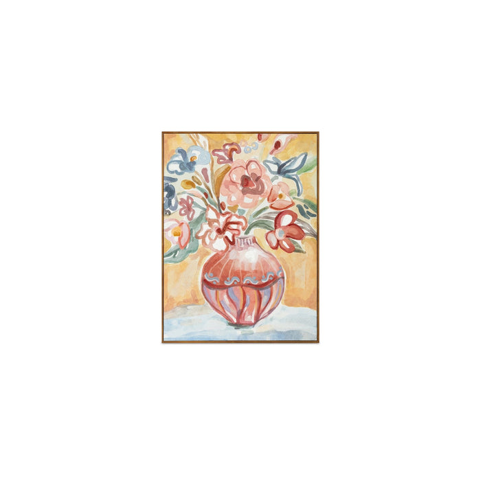 Gardener - Framed Painting - Natural
