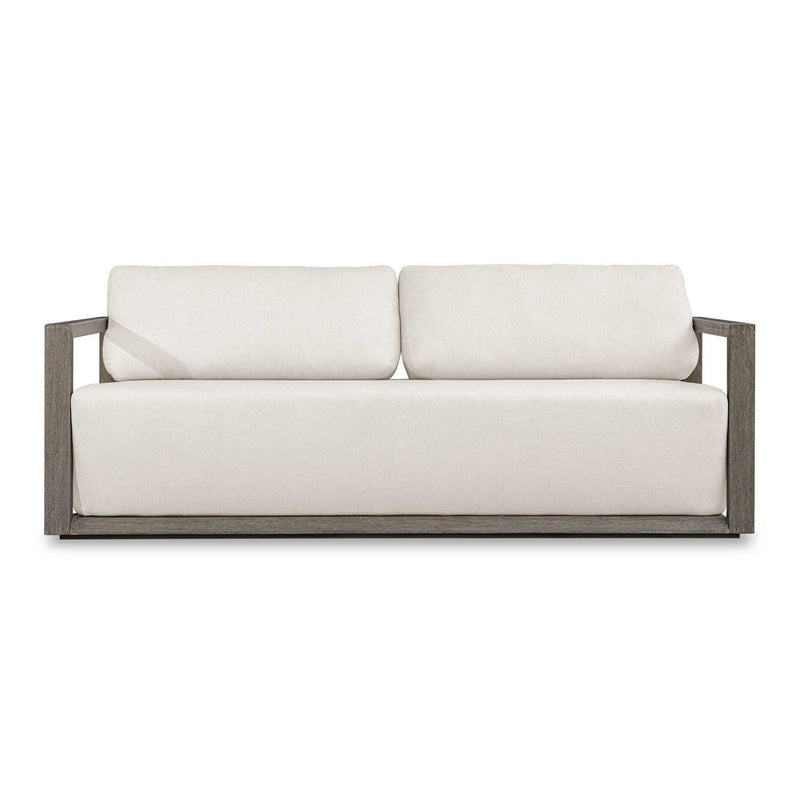 Remsen - Outdoor Sofa - Gray / Oyster White