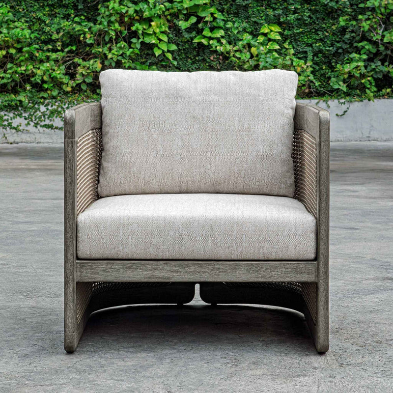 Dartmoor - Outdoor Barrel Chair - Weathered Gray