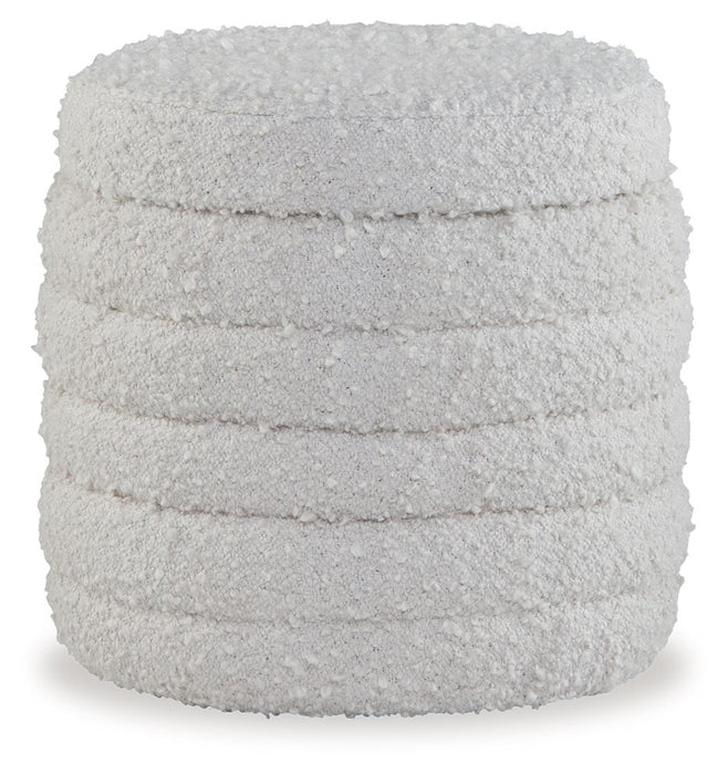 Duntler - Storage Ottoman - Ivory