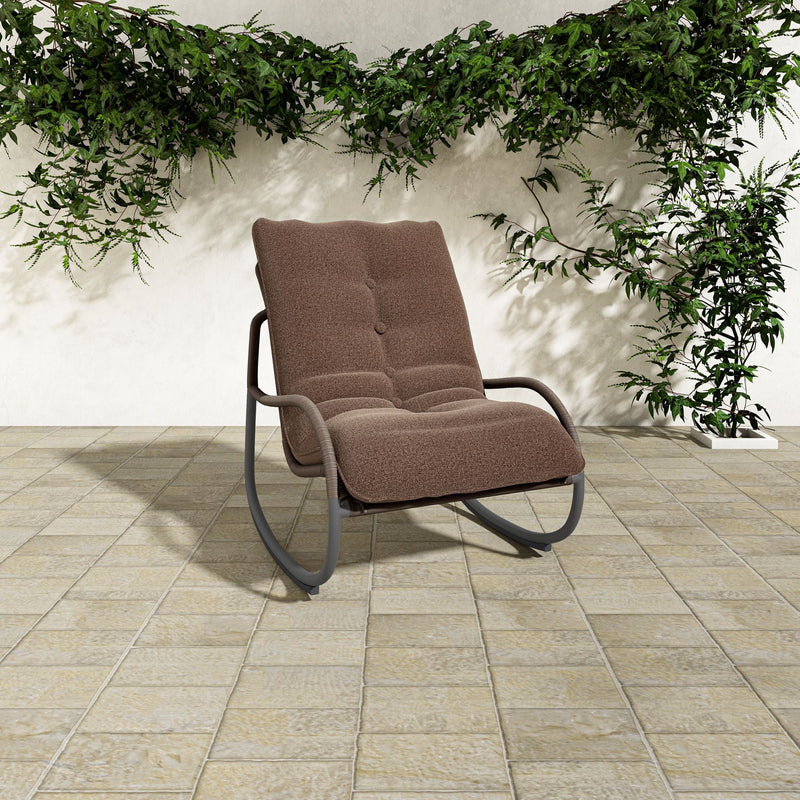 Lyra - Rocker Chair - Dark Brown