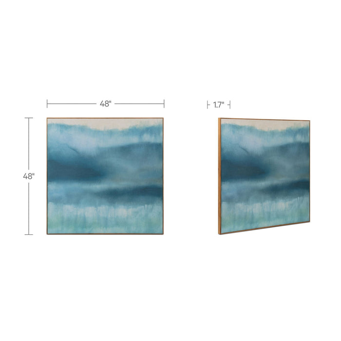 Neptune - Framed Painting - Multicolor