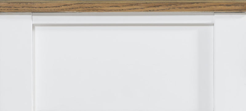Jasper - Chairside Table - Toasted Coconut / White